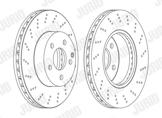 Bremsscheibe JURID 562619JC-1