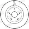 Bremsscheibe Vorderachse JURID 562621JC Bild Bremsscheibe Vorderachse JURID 562621JC