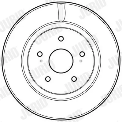 Bremsscheibe Vorderachse JURID 562632JC