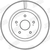 Bremsscheibe Vorderachse JURID 562632JC
