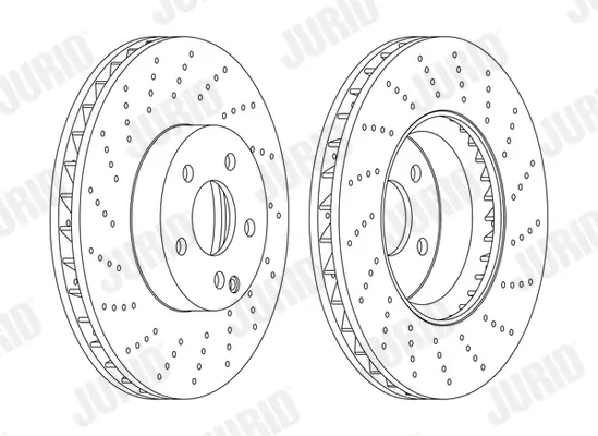 Bremsscheibe Vorderachse JURID 562634JC-1 Bild Bremsscheibe Vorderachse JURID 562634JC-1