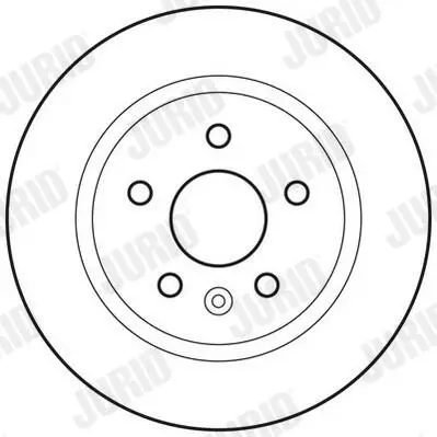 Bremsscheibe Hinterachse JURID 562651JC Bild Bremsscheibe Hinterachse JURID 562651JC
