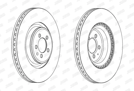 Bremsscheibe Vorderachse JURID 562661JC-1 Bild Bremsscheibe Vorderachse JURID 562661JC-1