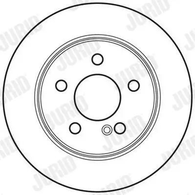 Bremsscheibe Hinterachse JURID 562664JC Bild Bremsscheibe Hinterachse JURID 562664JC