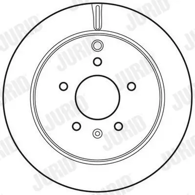 Bremsscheibe Hinterachse JURID 562670JC Bild Bremsscheibe Hinterachse JURID 562670JC