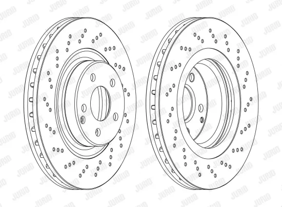 Bremsscheibe Vorderachse JURID 562673JC-1 Bild Bremsscheibe Vorderachse JURID 562673JC-1