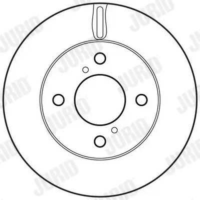 Bremsscheibe Vorderachse JURID 562674JC Bild Bremsscheibe Vorderachse JURID 562674JC