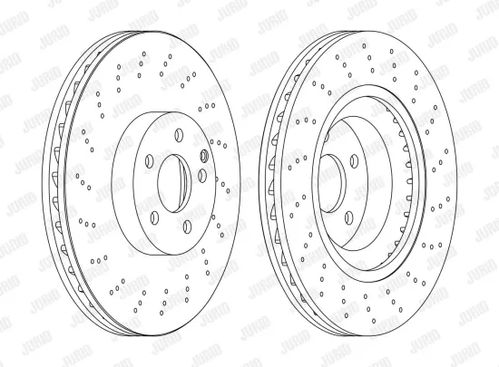Bremsscheibe Vorderachse JURID 562678JC-1 Bild Bremsscheibe Vorderachse JURID 562678JC-1