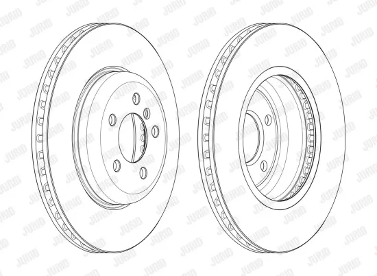 Bremsscheibe Vorderachse JURID 562679JC-1 Bild Bremsscheibe Vorderachse JURID 562679JC-1
