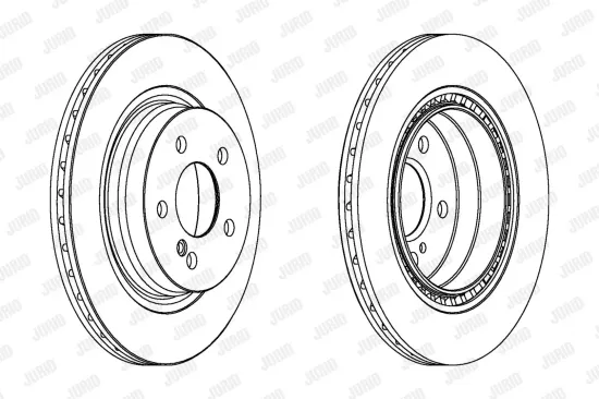 Bremsscheibe Hinterachse JURID 562680JC Bild Bremsscheibe Hinterachse JURID 562680JC