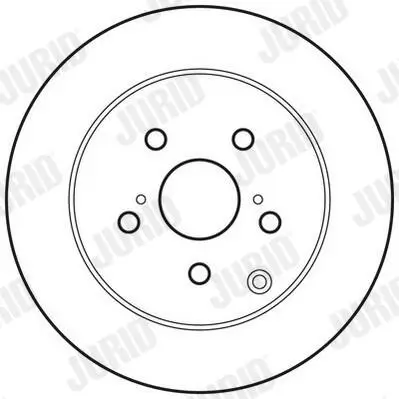 Bremsscheibe Hinterachse JURID 562684JC Bild Bremsscheibe Hinterachse JURID 562684JC