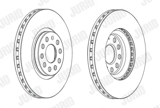 Bremsscheibe Vorderachse JURID 562688JC-1 Bild Bremsscheibe Vorderachse JURID 562688JC-1