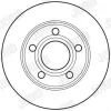 Bremsscheibe Hinterachse JURID 562690JC