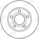 Bremsscheibe Hinterachse JURID 562690JC