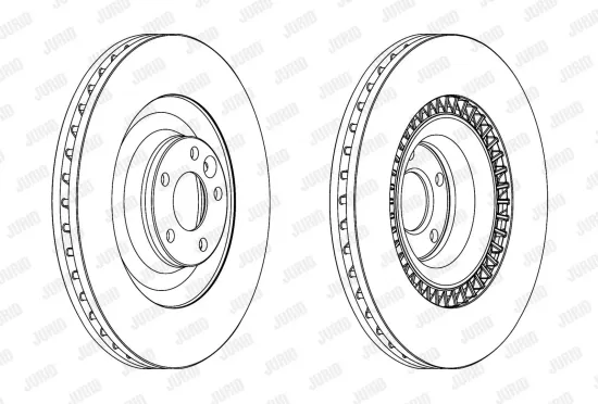Bremsscheibe Vorderachse JURID 562696JC-1 Bild Bremsscheibe Vorderachse JURID 562696JC-1