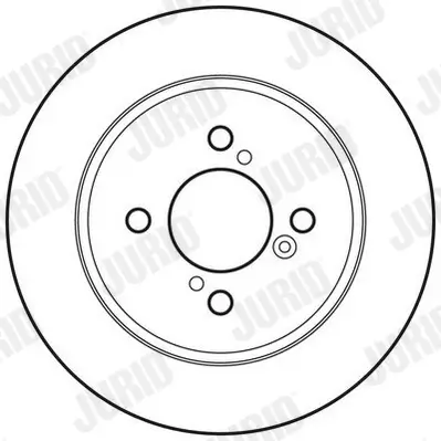 Bremsscheibe Hinterachse JURID 562698JC Bild Bremsscheibe Hinterachse JURID 562698JC