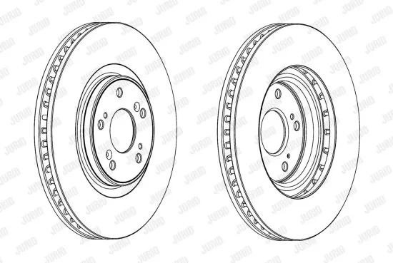 Bremsscheibe Vorderachse JURID 562311JC Bild Bremsscheibe Vorderachse JURID 562311JC