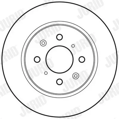 Bremsscheibe Hinterachse JURID 562704JC Bild Bremsscheibe Hinterachse JURID 562704JC