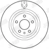 Bremsscheibe Hinterachse JURID 562706JC Bild Bremsscheibe Hinterachse JURID 562706JC