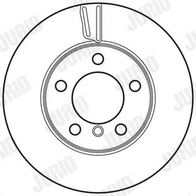 Bremsscheibe Vorderachse JURID 562708JC Bild Bremsscheibe Vorderachse JURID 562708JC