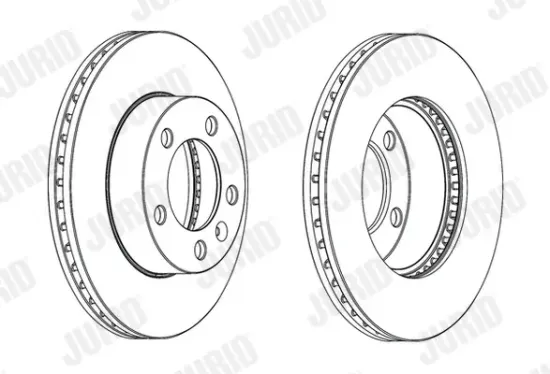Bremsscheibe Vorderachse JURID 562713JC-1 Bild Bremsscheibe Vorderachse JURID 562713JC-1