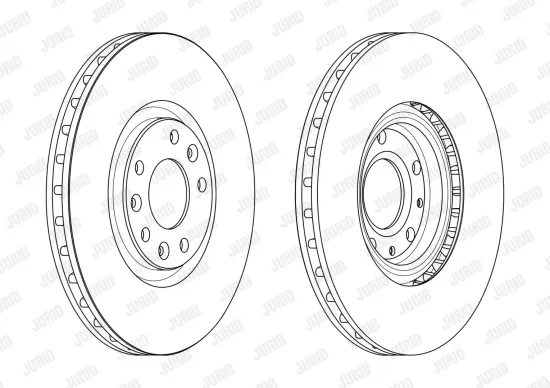 Bremsscheibe Vorderachse JURID 562715JC Bild Bremsscheibe Vorderachse JURID 562715JC