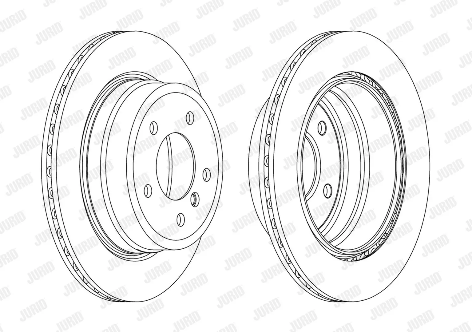 Bremsscheibe Hinterachse JURID 562718JC