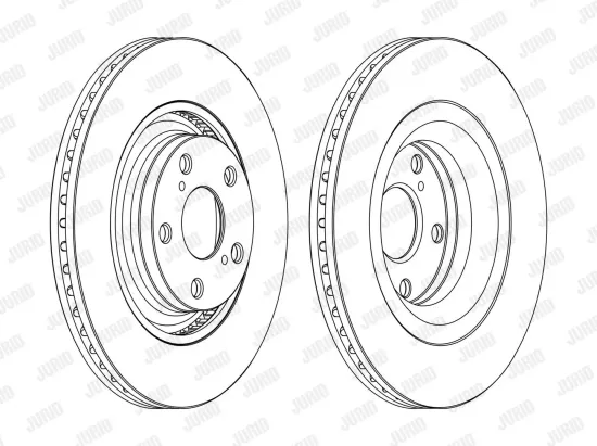 Bremsscheibe Vorderachse JURID 562726JC-1 Bild Bremsscheibe Vorderachse JURID 562726JC-1