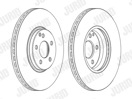 Bremsscheibe Vorderachse JURID 562728JC-1 Bild Bremsscheibe Vorderachse JURID 562728JC-1