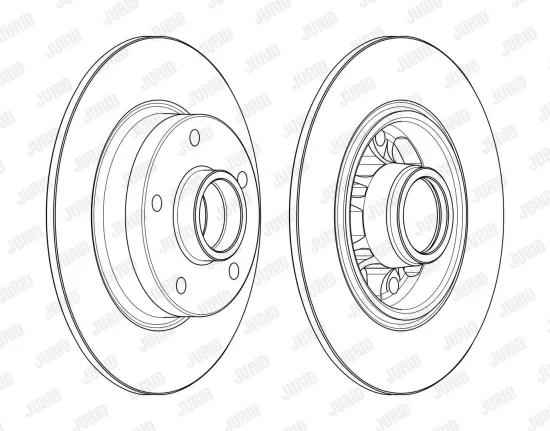Bremsbackensatz Hinterachse JURID 381053J Bild Bremsbackensatz Hinterachse JURID 381053J