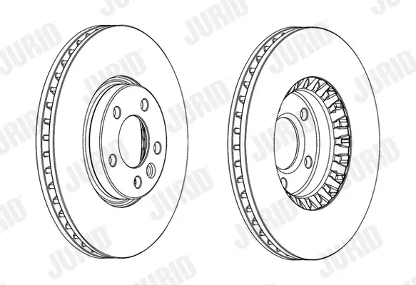 Bremsscheibe JURID 562739JC-1