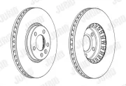 Bremsscheibe JURID 562739JC-1