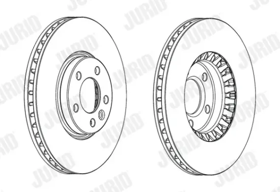 Bremsscheibe JURID 562739JC-1 Bild Bremsscheibe JURID 562739JC-1