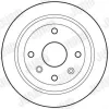 Bremsscheibe Hinterachse JURID 562740JC Bild Bremsscheibe Hinterachse JURID 562740JC