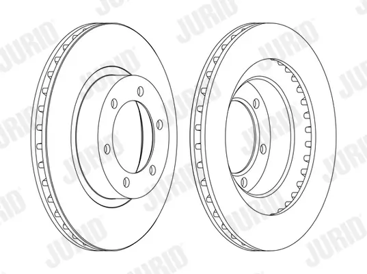 Bremsscheibe JURID 562743JC