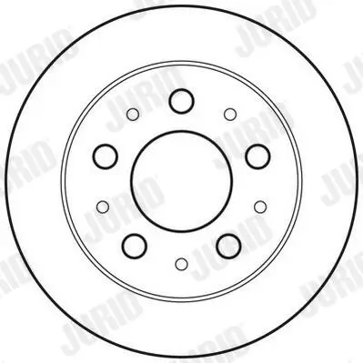 Bremsscheibe JURID 562753JC Bild Bremsscheibe JURID 562753JC