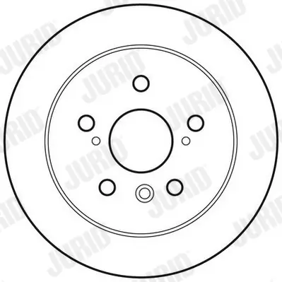 Bremsscheibe Hinterachse JURID 562770JC Bild Bremsscheibe Hinterachse JURID 562770JC