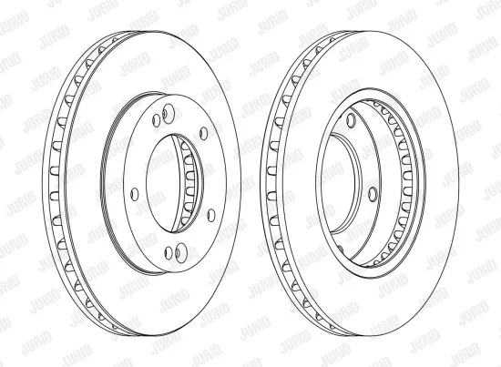 Bremsscheibe Vorderachse JURID 562772JC-1 Bild Bremsscheibe Vorderachse JURID 562772JC-1