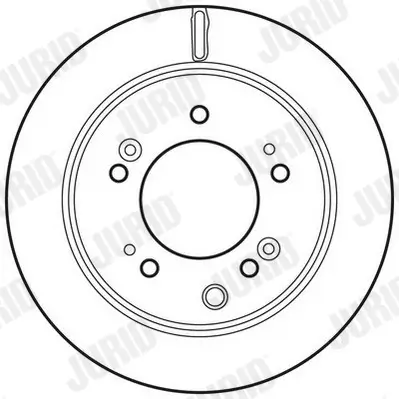 Bremsscheibe Hinterachse JURID 562773JC Bild Bremsscheibe Hinterachse JURID 562773JC