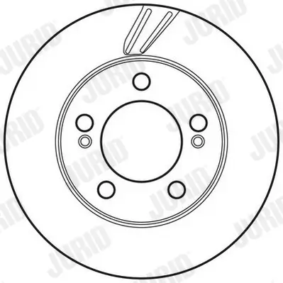 Bremsscheibe Vorderachse JURID 562785JC