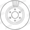 Bremsscheibe Vorderachse JURID 562813JC