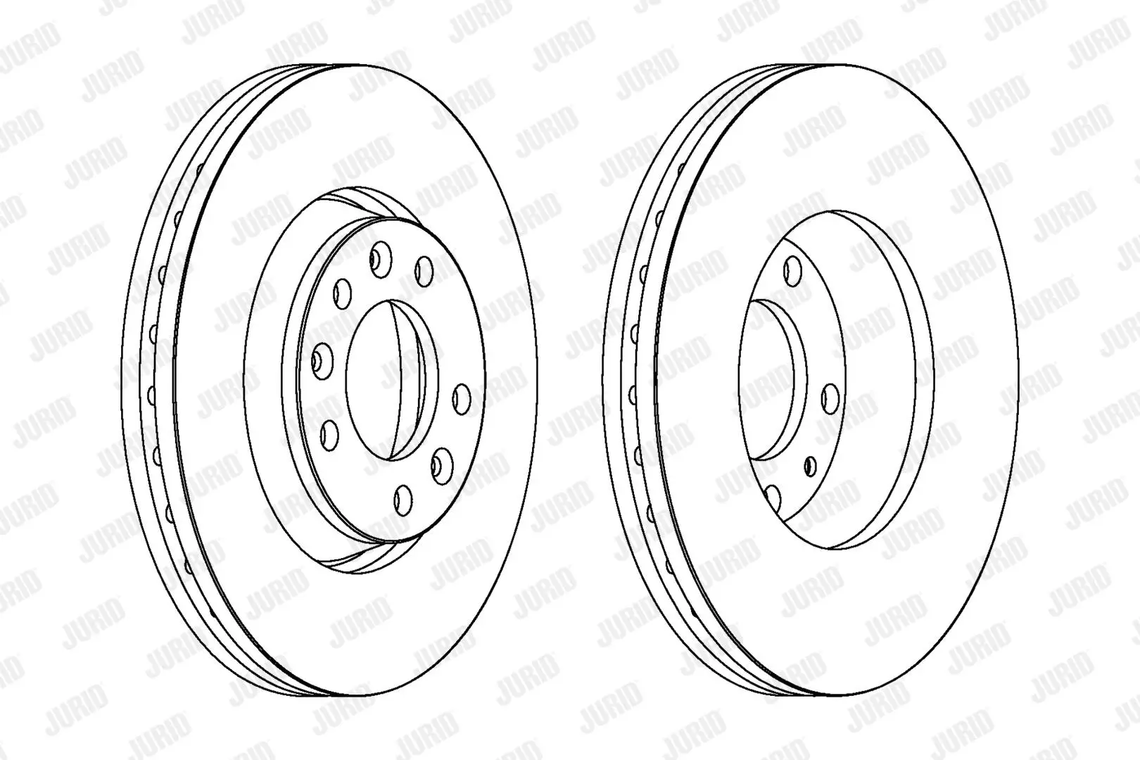 Bremsscheibe JURID 562839JC
