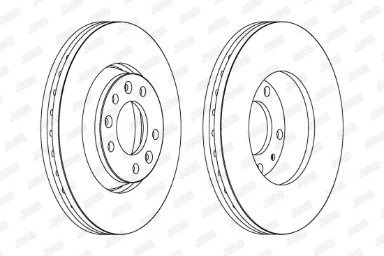 Bremsscheibe JURID 562839JC Bild Bremsscheibe JURID 562839JC