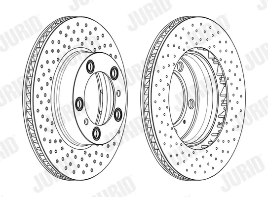 Bremsscheibe Vorderachse links JURID 562850JC-1 Bild Bremsscheibe Vorderachse links JURID 562850JC-1