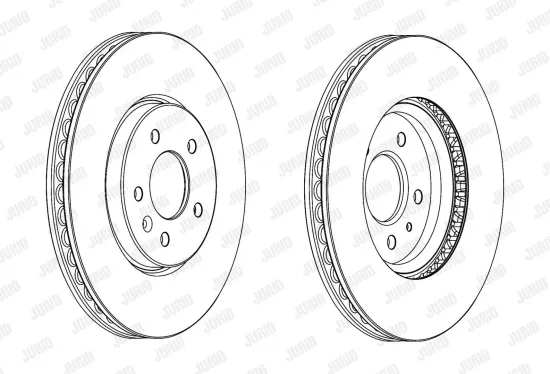 Bremsscheibe Vorderachse JURID 562852JC-1 Bild Bremsscheibe Vorderachse JURID 562852JC-1