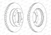 Bremsscheibe JURID 562861JC Bild Bremsscheibe JURID 562861JC
