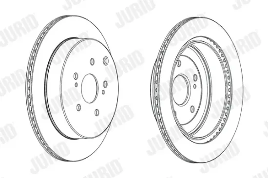 Bremsscheibe Hinterachse JURID 562866JC Bild Bremsscheibe Hinterachse JURID 562866JC
