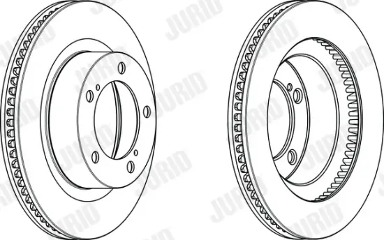 Bremsscheibe Vorderachse JURID 562887JC-1 Bild Bremsscheibe Vorderachse JURID 562887JC-1