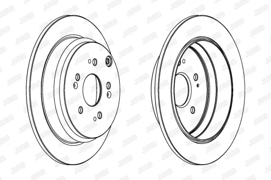 Bremsscheibe Vorderachse JURID 562888JC-1 Bild Bremsscheibe Vorderachse JURID 562888JC-1