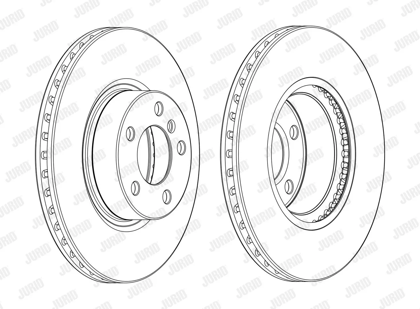 Bremsscheibe Vorderachse JURID 562891JC-1